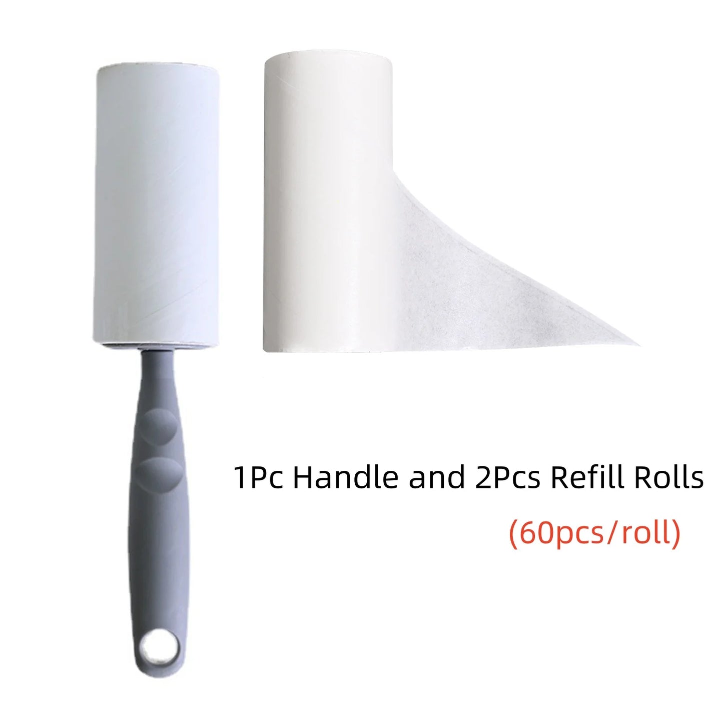 Lint Roller with Refills Sticky Remover Hair Pet Dog Clothes Sofa Dust Cleaning Remover Replaceable Roll Brush Cleaning Tool